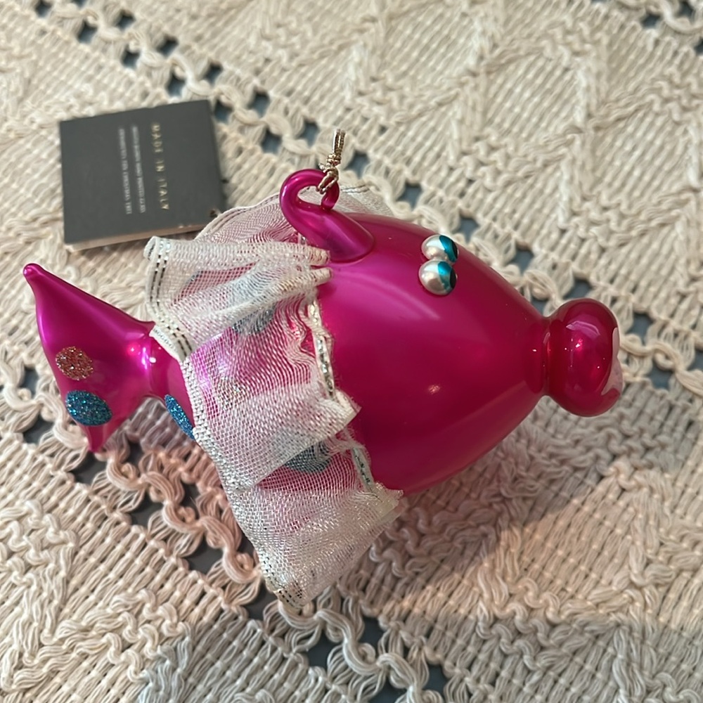 De Carlini Pink Clown Fish with Ribbon Tutu Very RARE ‼️PRICE DROP‼️